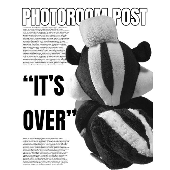 Banned Looney Tunes Pepe Le Pew Plush for Hallmark Valentine /w Flower in Hand - Picture 2 of 7